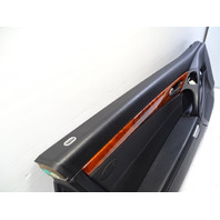 03 Mercedes R230 SL500 door panel, left, black, black designo