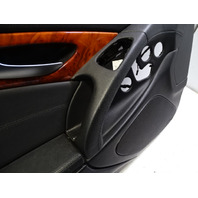03 Mercedes R230 SL500 door panel, left, black, black designo