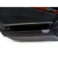 03 Mercedes R230 SL500 door panel, left, black, black designo