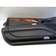03 Mercedes R230 SL500 door panel, left, black, black designo