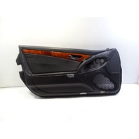 03 Mercedes R230 SL500 door panel, left, black, black designo
