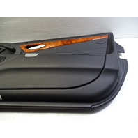 03 Mercedes R230 SL500 door panel, right, black, black designo
