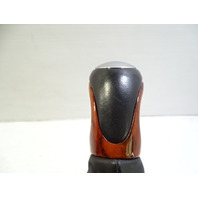 03 Mercedes R230 SL500 gear shift knob, black w/wood 2302673510 designo