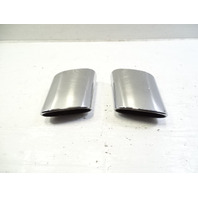 03 Mercedes R230 SL500 exhaust tips, set, left and right OEM