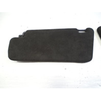 03 Mercedes R230 SL500 sunvisors, left and right, alcantara, charcoal gray, 2308101410 2308101310 SL500