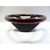 03 Mercedes R230 SL500 steering wheel, leather/wood, black designo