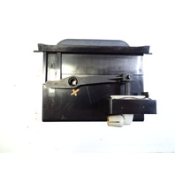 99 Mercedes R129 SL500 cup holder, on center console, blue