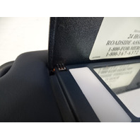 99 Mercedes R129 SL500 sunvisor, blue, left