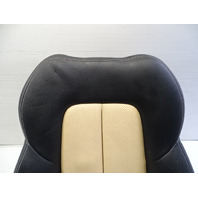 01 Mercedes R170 SLK320 seat cushion, right, back, black-siam beige
