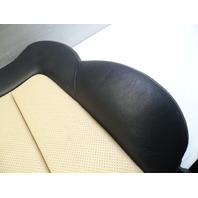 01 Mercedes R170 SLK320 seat cushion, right, back, black-siam beige