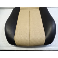 01 Mercedes R170 SLK320 seat cushion, right, bottom, black-siam beige