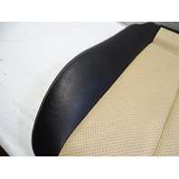 01 Mercedes R170 SLK320 seat cushion, right, bottom, black-siam beige