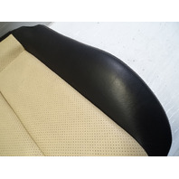 01 Mercedes R170 SLK320 seat cushion, right, bottom, black-siam beige