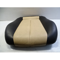 01 Mercedes R170 SLK320 seat cushion, right, bottom, black-siam beige