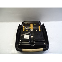01 Mercedes R170 SLK320 seat cushion, right, bottom, black-siam beige