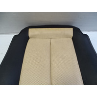 01 Mercedes R170 SLK320 seat cushion, left, bottom, black-siam beige