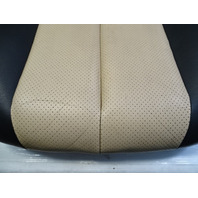 01 Mercedes R170 SLK320 seat cushion, left, bottom, black-siam beige