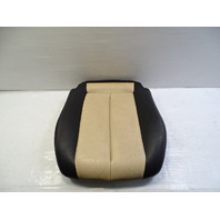 01 Mercedes R170 SLK320 seat cushion, left, bottom, black-siam beige