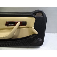 01 Mercedes R170 SLK320 door panel, left, 1707203870, black-siam beige
