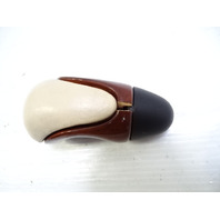 01 Mercedes R170 SLK320 gear shift knob, beige w/wood