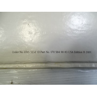 01 Mercedes R170 SLK320 owners manual w / case, 1705849083