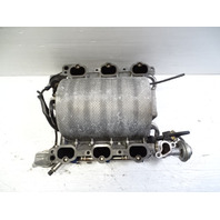 01 Mercedes R170 SLK320 intake manifold, w/fuel injectors, 1121401201, 1120700595