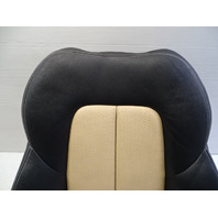 01 Mercedes R170 SLK320 seat cushion, left, back, black-siam beige