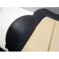 01 Mercedes R170 SLK320 seat cushion, left, back, black-siam beige