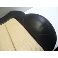 01 Mercedes R170 SLK320 seat cushion, left, back, black-siam beige
