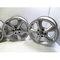 01 Mercedes R170 SLK320 wheel set, 7x16, 8x16 1704010702 1704010802 silver