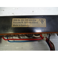 87 Porsche 928 S4 switch panel, dash center, 92864160915
