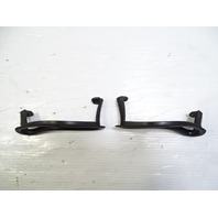 87 Porsche 928 S4 trim set, seat belt guide bezel, 92855527604 92855527504 black