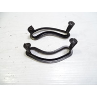 87 Porsche 928 S4 trim set, seat belt guide bezel, 92855527604 92855527504 black