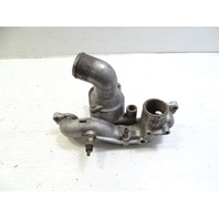 87 Porsche 928 S4 coolant thermostat housing, w/thermostat, 9281061652R 92810606503