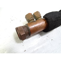 87 Porsche 928 S4 valve, fuel cooler tube, 92857306303