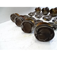 87 Porsche 928 S4 piston set of 8, OEM w/ connecting rods 92810304309 9441031100 rarst
