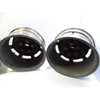 87 Porsche 928 S4 wheel set, 7x16 ET65 8x16 ET52.3 928362115 928362117 chrome