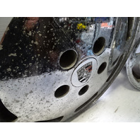 87 Porsche 928 S4 wheel set, 7x16 ET65 8x16 ET52.3 928362115 928362117 chrome