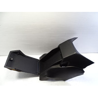 87 Porsche 928 S4 center console storage tray box rear, 92852206757 black