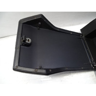 87 Porsche 928 S4 center console storage tray box rear, 92852206757 black