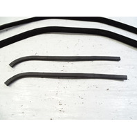 87 Porsche 928 S4 seal set, left/right door opening, black 4pc 92855557902 92855558002 92855131503