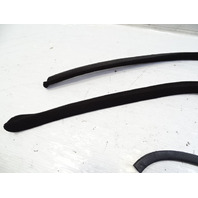 87 Porsche 928 S4 seal set, left/right door opening, black 4pc 92855557902 92855558002 92855131503