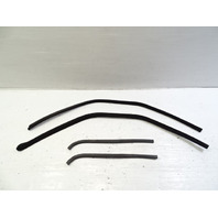 87 Porsche 928 S4 seal set, left/right door opening, black 4pc 92855557902 92855558002 92855131503