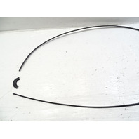 87 Porsche 928 S4 trim set, exterior window quarter surround trim, left 92854341910 92854341710 92854341304