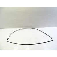 87 Porsche 928 S4 trim set, exterior window quarter surround trim, left 92854341910 92854341710 92854341304