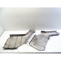 87 Porsche 928 S4 heat shield set, exhaust cover, front, 92837506701 92837506801