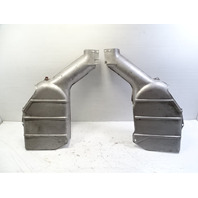 87 Porsche 928 S4 heat shield set, exhaust cover, front, 92837506701 92837506801
