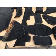 87 Porsche 928 S4 carpet set interior floor, black
