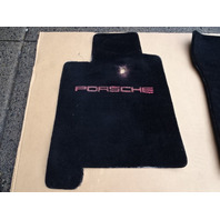 87 Porsche 928 S4 floor mats black