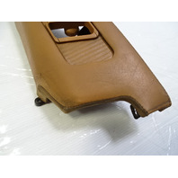90 Mercedes R129 300SL trim, seat belt cover, left, palomino, 1299110122
